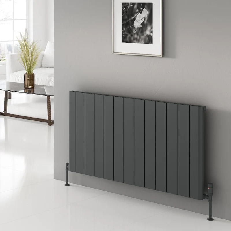 Resia Horizontal Aluminium Radiator - Anthracite - Various Sizes