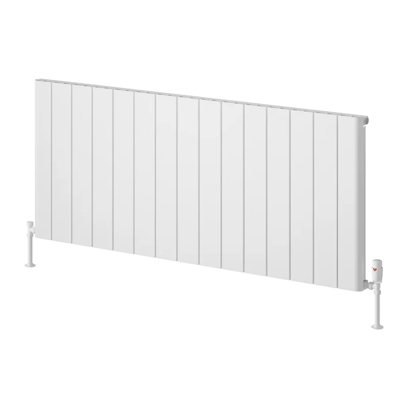 Resia Horizontal Aluminium Radiator - White - Various Sizes