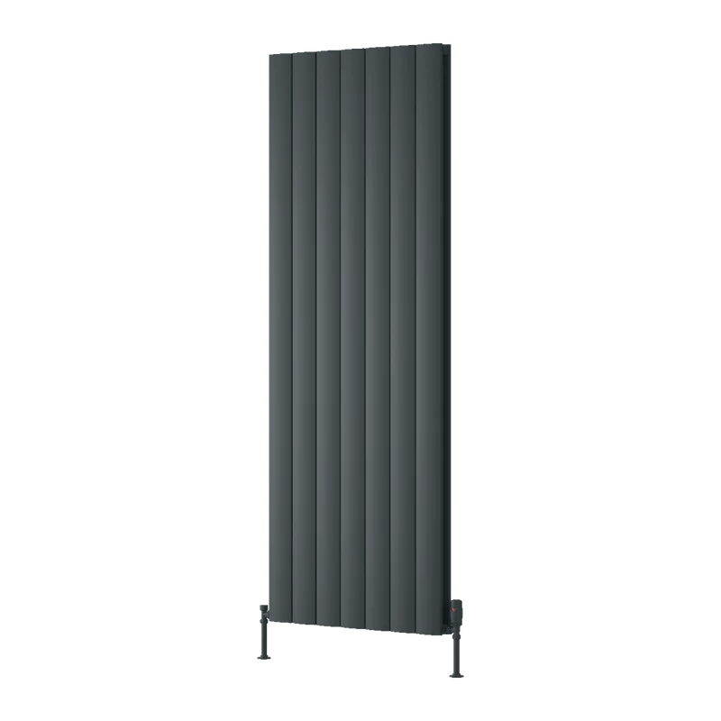 Loco Vertical Double Aluminium Radiator - Anthracite - Various Sizes