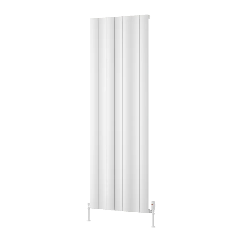 Gio Vertical Single Aluminium Radiator - White - Various Sizes