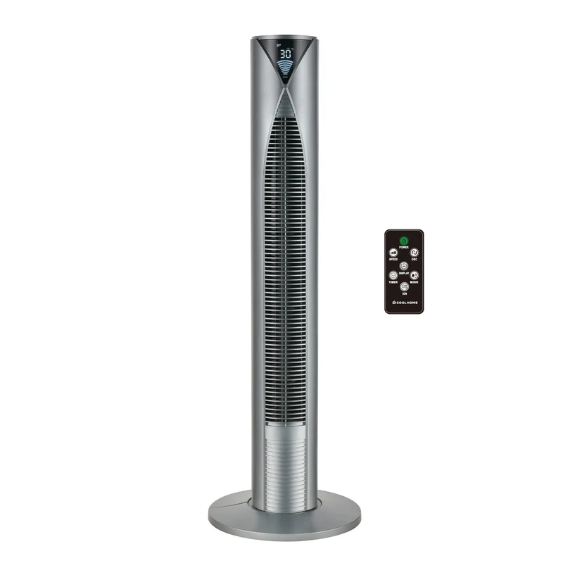 CoolHome CF2206 Torenventilator met afstandsbediening - grijs - Tweedekans