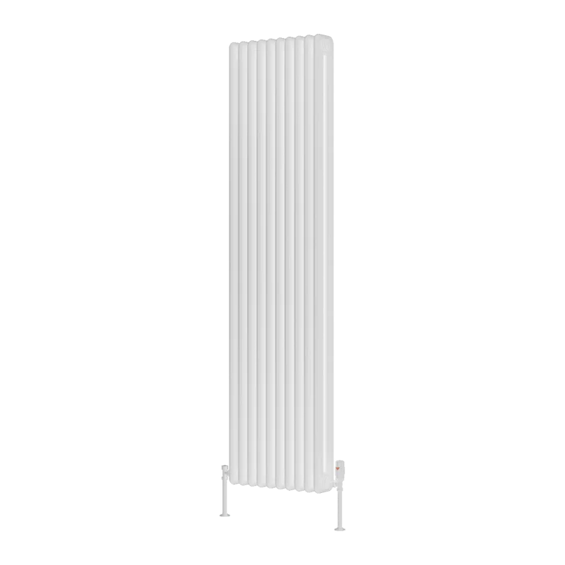 Hedingham Vertical Mild Steel Radiator - White - Various Sizes