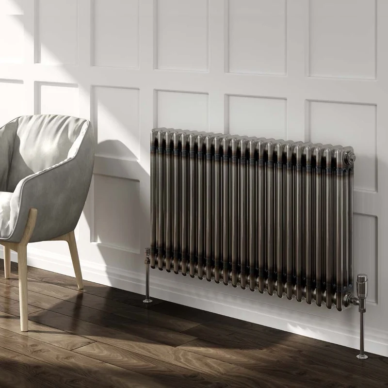 Colona Horizontal Two Column Radiator- Anthracite - Various Sizes