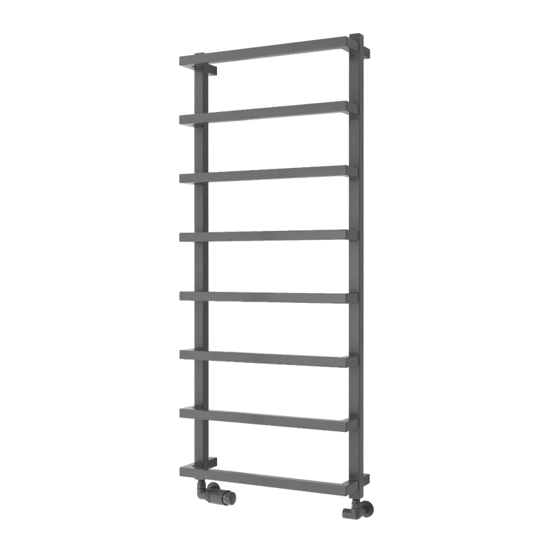 Glora Mild Steel Towel Rail - Anthracite - Various Sizes