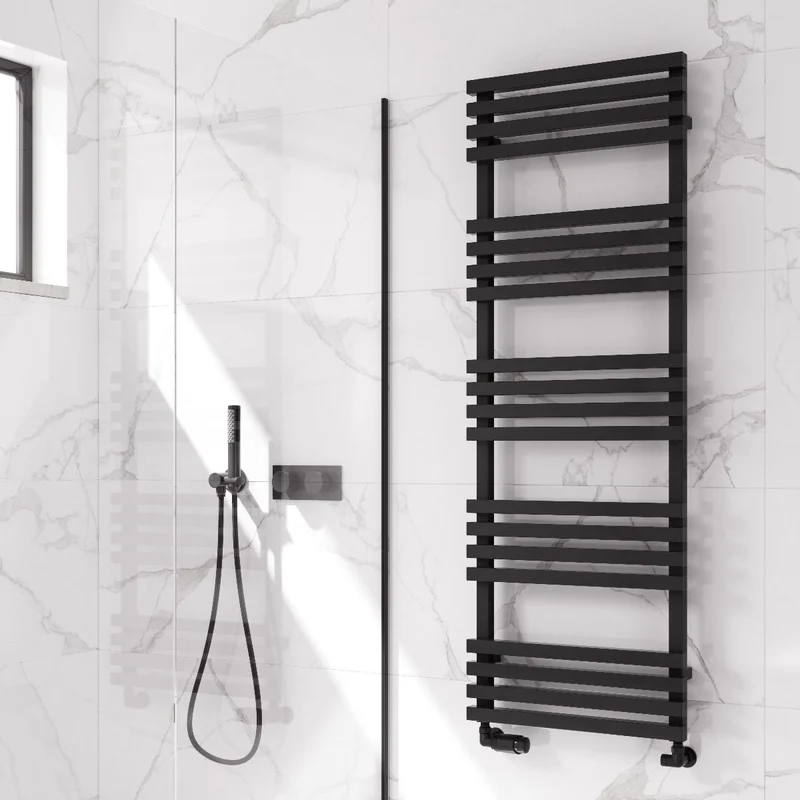 Kale Mild Steel Towel Rail - Black - Various Sizes
