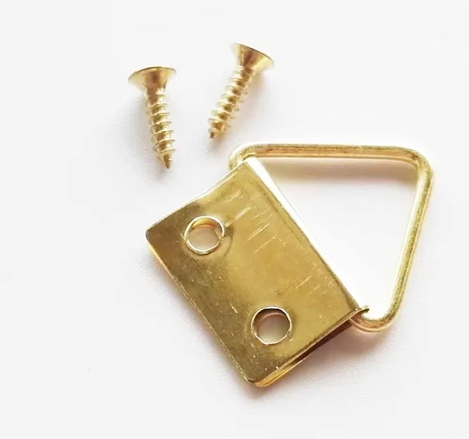 Schilderij klaphaakje - 23 x 19mm - Goud - 5 stuks