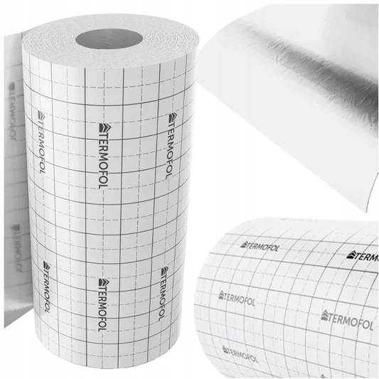TERMOFOL TF-PI-3MM Isolatiemat – 3 mm isolatie voor elektrische vloerverwarming