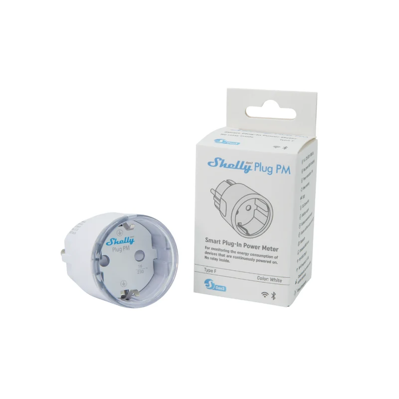 Shelly Plug S Gen3 – Slimme stekker met Matter & energiemeting