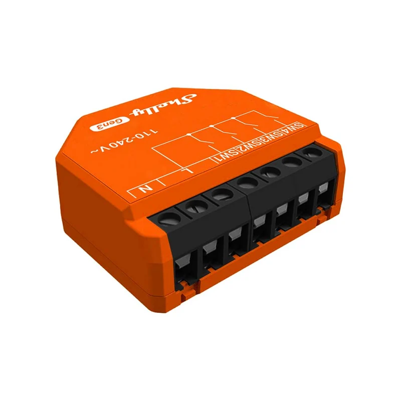 Shelly i4 Gen3 – Slimme inputmodule voor scènes & automatisering