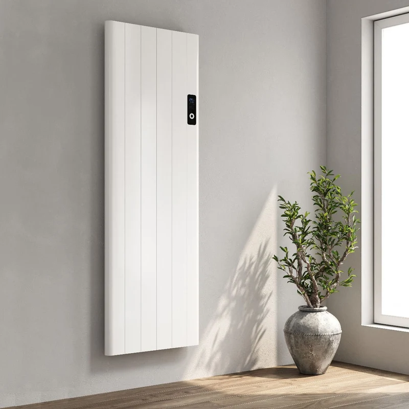 Maia Vertical Electric Aluminium Radiator - Various Sizes - White