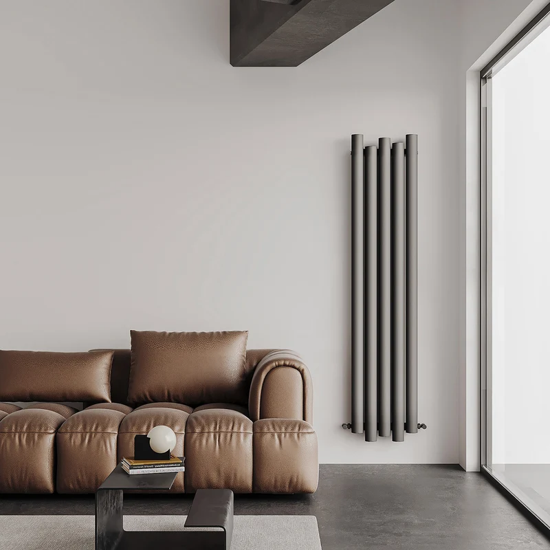 Motion Vertical Aluminium Radiator - 1800mm Tall- Various Colours + Sizes