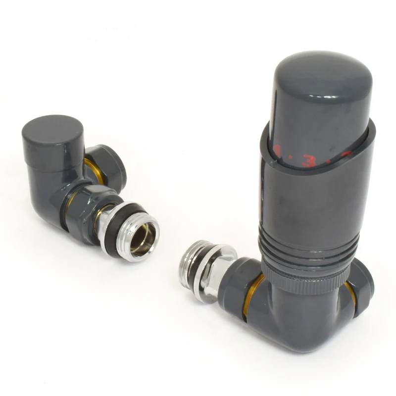 Classic Thermostatic Radiator Valve Corner - Anthracite