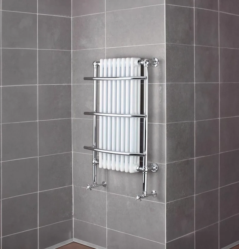 Elgante Traditional Radiator- White / Chrome