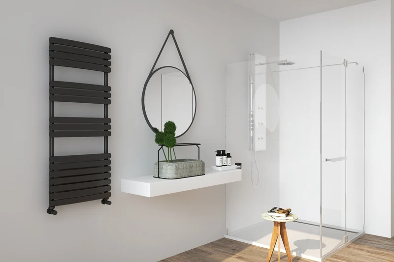 Belieza Heated Towel Rail - Various Sizes - Matt Black