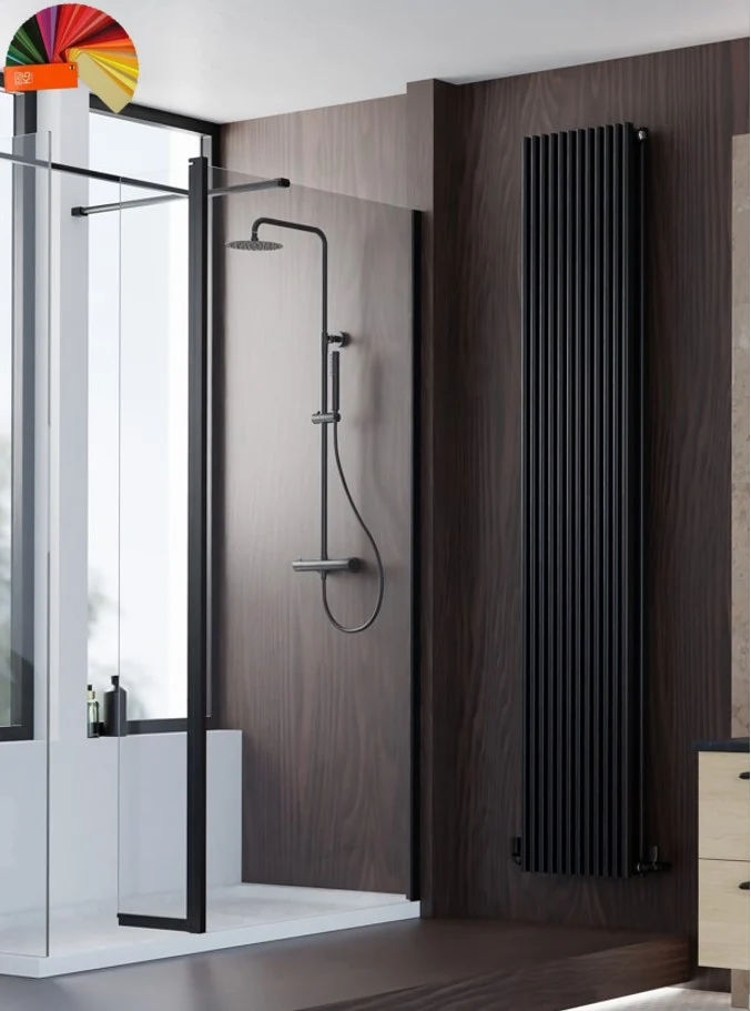 Kalora Vertical Double Radiator - Various Sizes - Bespoke Colours