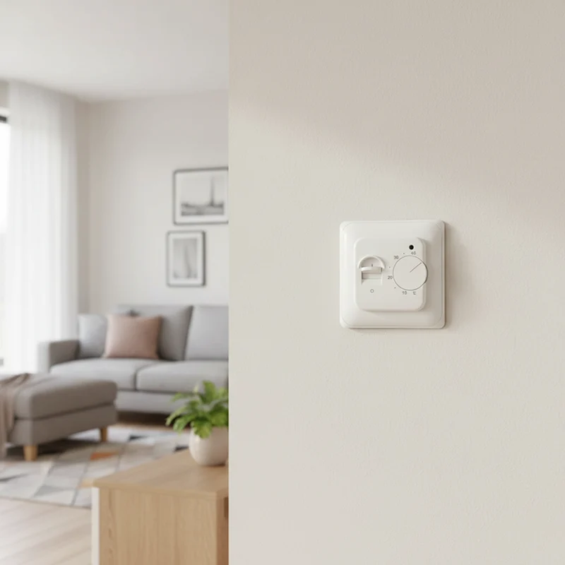 OTK inbouw thermostaat met vloersensor - 230 Volt, 16Amp