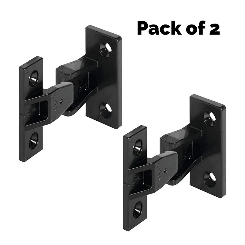 Push in Radiator Cover Wall Fasteners ABS Quick Press Fit Panel Heater Cabinet Clips Fittings Pack of 2 sets