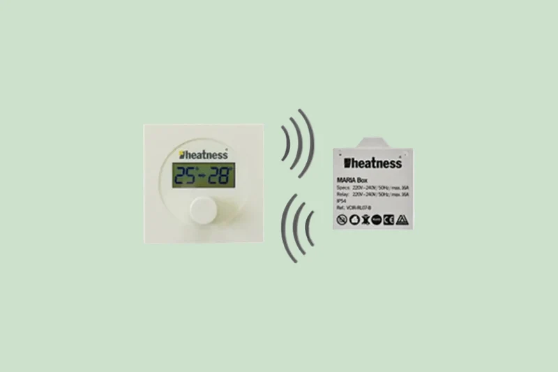 Draadloze thermostaat set Deus + Infrapower ontvanger