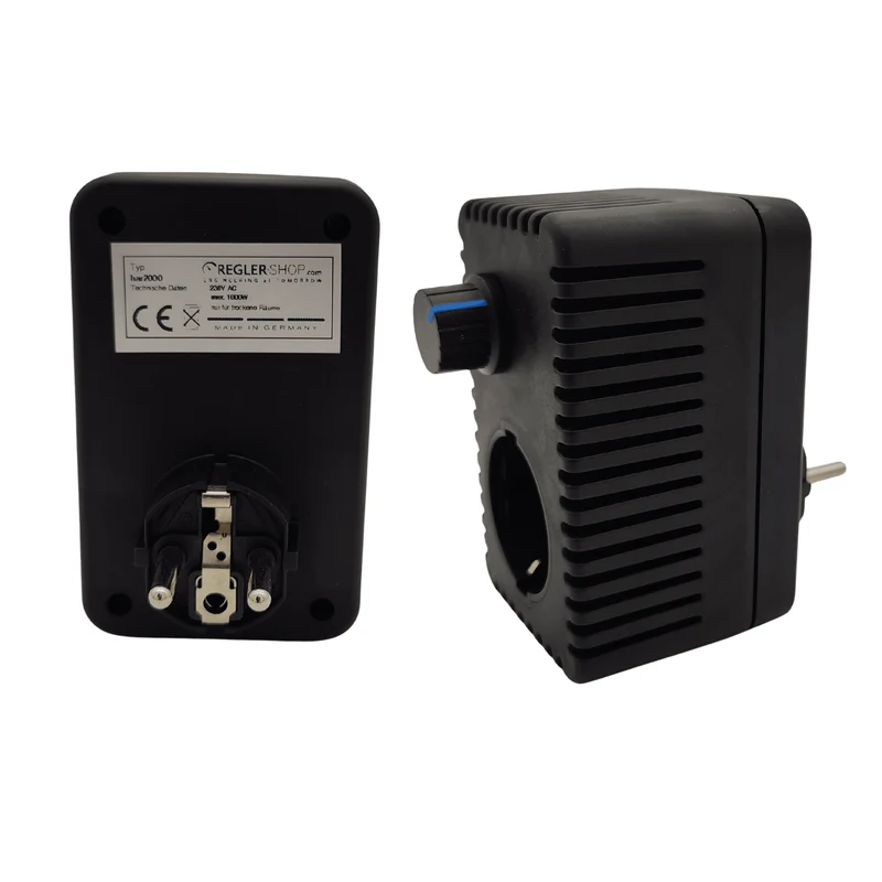 Plug-in dimmer 1000 of 2000 watt