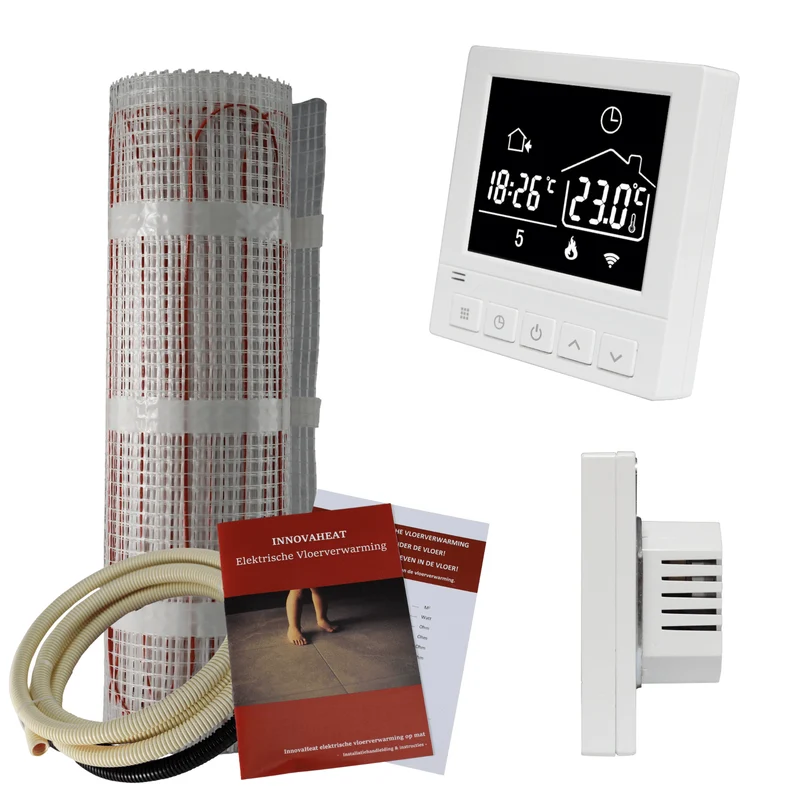 Elektrische vloerverwarming 150 Watt/m² complete set - Mat 2,5 m² | 375 watt