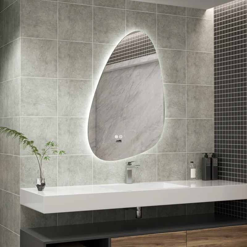 Moderne Badkamer Spiegel "Monti" - 90 x 60 cm - LED & Anti-condens