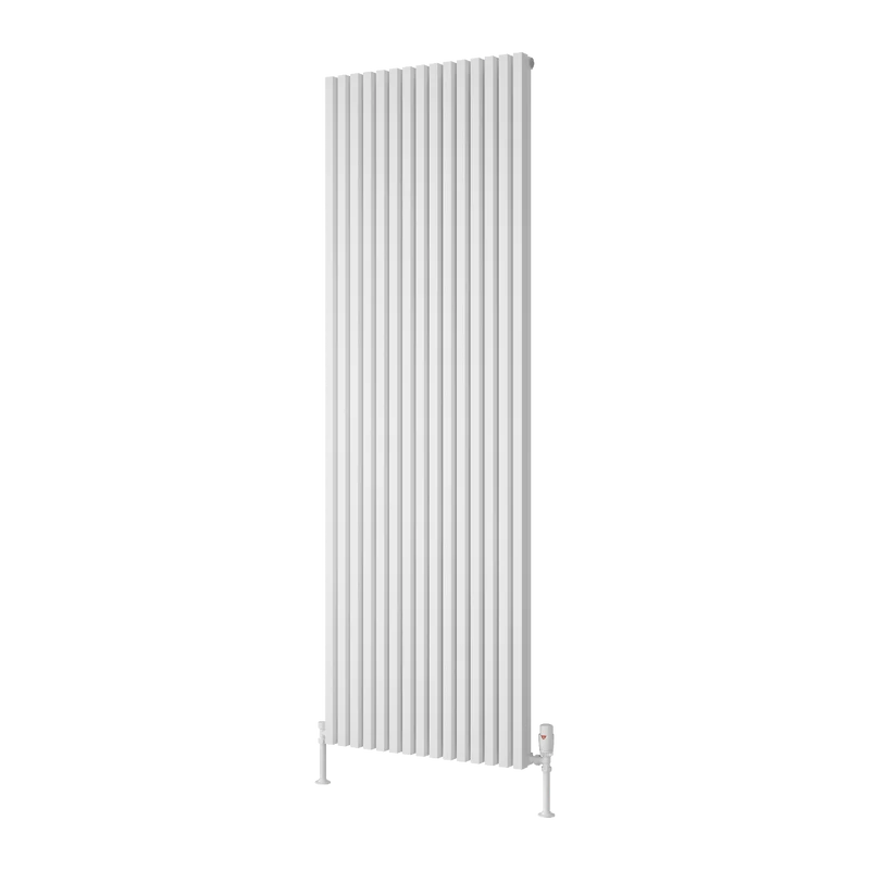Albano Vertical Aluminium Radiator - White- Various Sizes