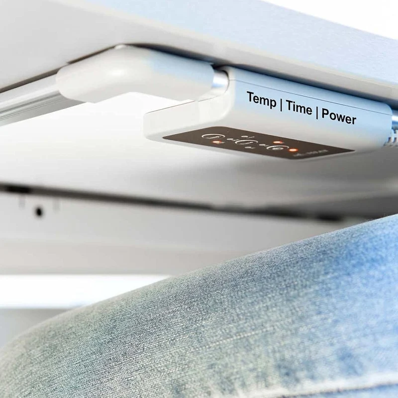 Infrarood verwarmer voor montage onder bureau - 100 watt - 30 x 50 cm