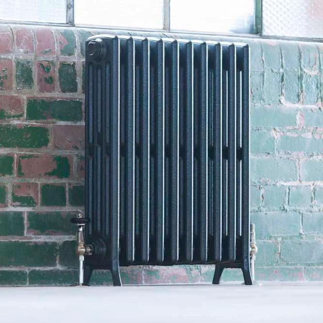 Edwardian 4 Column Cast Iron Radiator - 360 Tall - Various Colours + Sizes