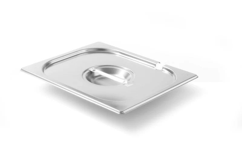 Deksel voor Gastronormbak met lepeluitsparing | HENDI | Kitchen Line | GN 1/2 | 265x325mm