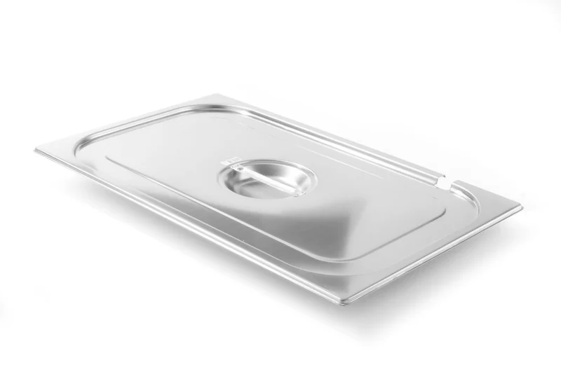 Deksel voor Gastronormbak met lepeluitsparing | HENDI | Kitchen Line | GN 1/1 | 530x325mm