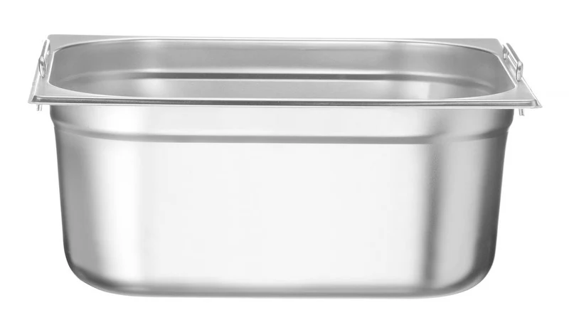 Gastronormbak met intrekbare handgrepen | HENDI | Budget Line | GN 2/3 | 13L | 354x325x(H)150mm