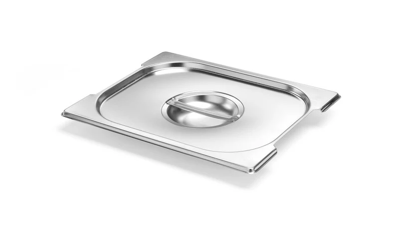 Deksel voor Gastronormbak met handgreepuitsparing | HENDI | Budget Line | GN 1/2 | 325x265mm