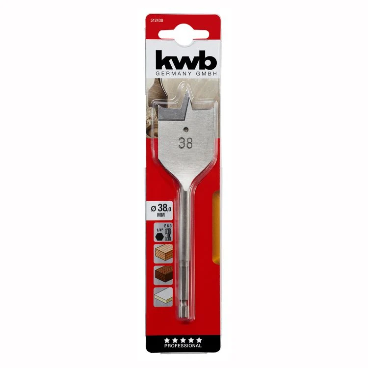 KWB Profi speedboor 6-kant ø38mm