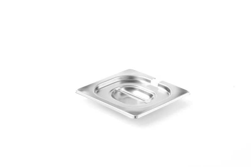 Deksel voor Gastronormbak met lepeluitsparing | HENDI | Profi Line | GN 1/6 | 176x162mm