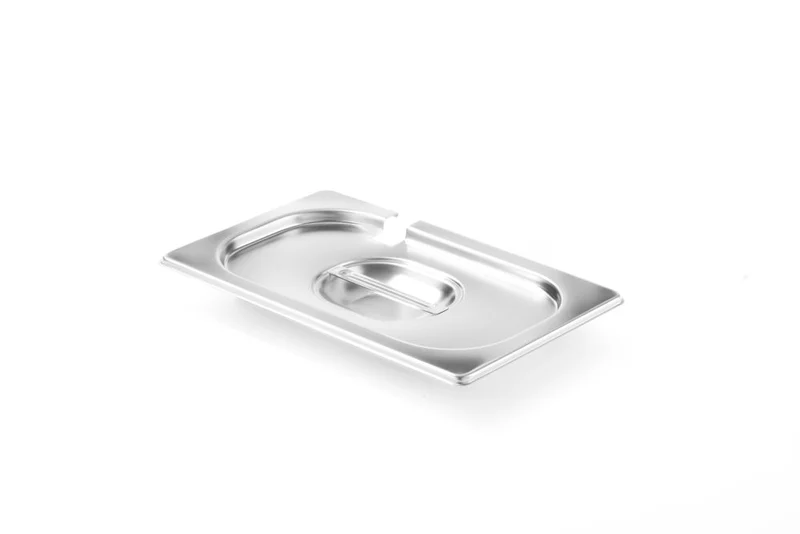 Deksel voor Gastronormbak met lepeluitsparing | HENDI | Profi Line | GN 1/4 | 265x162mm