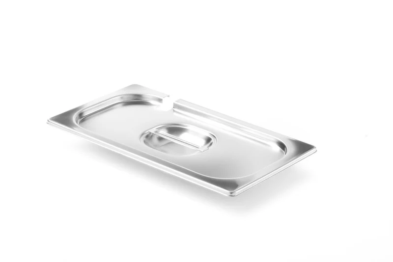 Deksel voor Gastronormbak met lepeluitsparing | HENDI | Profi Line | GN 1/3 | 325x176mm