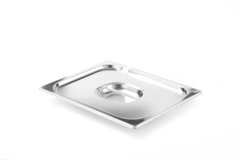 Deksel voor Gastronormbak met lepeluitsparing | HENDI | Profi Line | GN 1/2 | 265x325mm