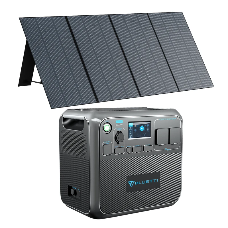 BLUETTI AC200P+350W Solar Generator Kit