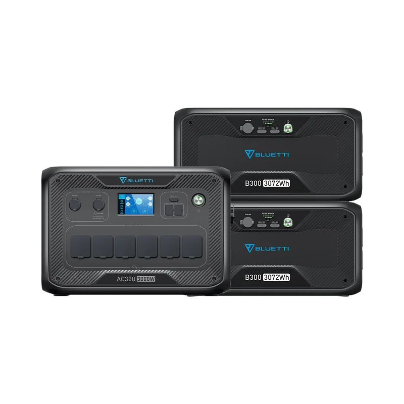 BLUETTI AC300 + 2*B300 Home Battery Backup