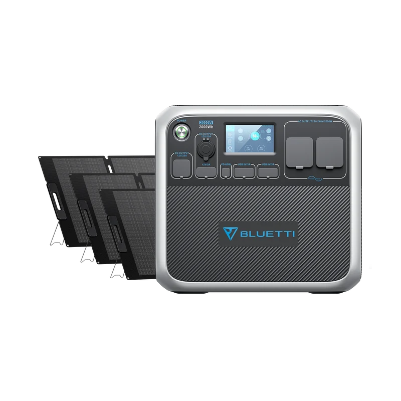 BLUETTI AC200P+3*200W Solar Generator Kit