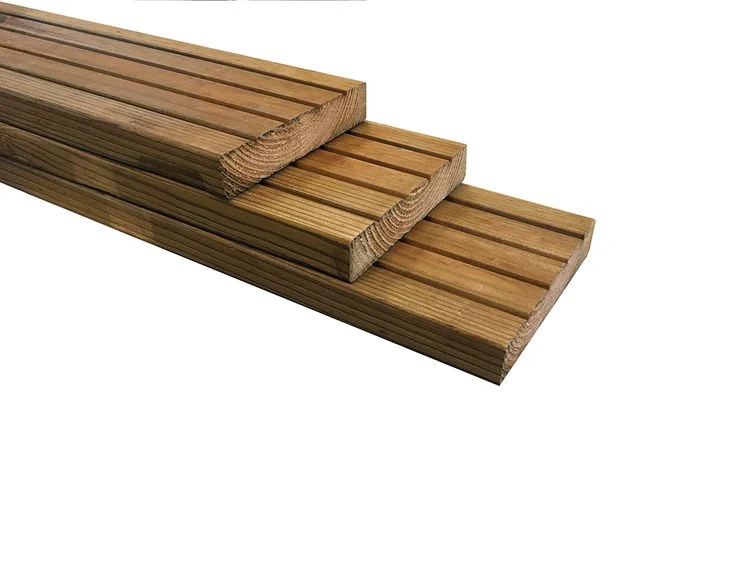 Vlonderplank nobifix naaldhout geschaafd 1-zijdig 2,8x14,5x360cm