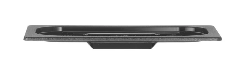 Deksel voor Gastronormbak Polycarbonaat | HENDI | GN 1/3 | Zwart | 325x176mm