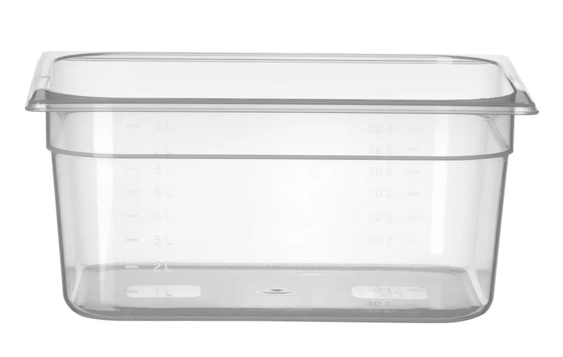 Gastronormbak Polypropyleen | HENDI | Profi Line | GN 1/2 | 9,5L | Transparant | 325x265x(H)150mm
