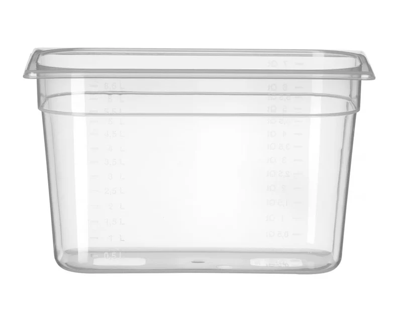 Gastronormbak Polypropyleen | HENDI | Profi Line | GN 1/3 | 7,8L | Transparant | 325x176x(H)200mm