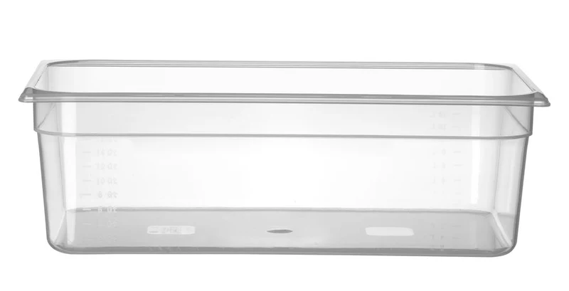 Gastronormbak Polypropyleen | HENDI | Profi Line | GN 1/1 | 21L | Transparant | 530x325x(H)150mm