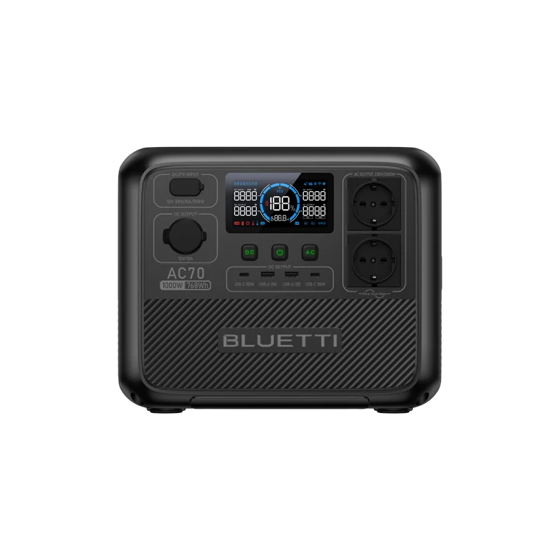 BLUETTI AC70 Portable Power Station | 1000W 768Wh