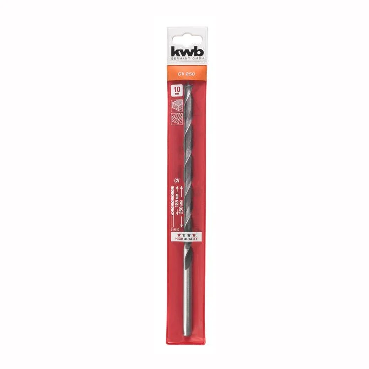KWB houtspiraalboor incl. etui 10x250mm