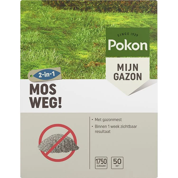 Pokon Mijn gazon mos weg 50m² 1,75kg