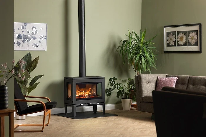 Charlton & Jenrick Purevision LPV8 houtkachel op pootjes