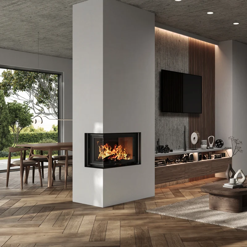 Inbouw houtkachel Elite 3-zijdig